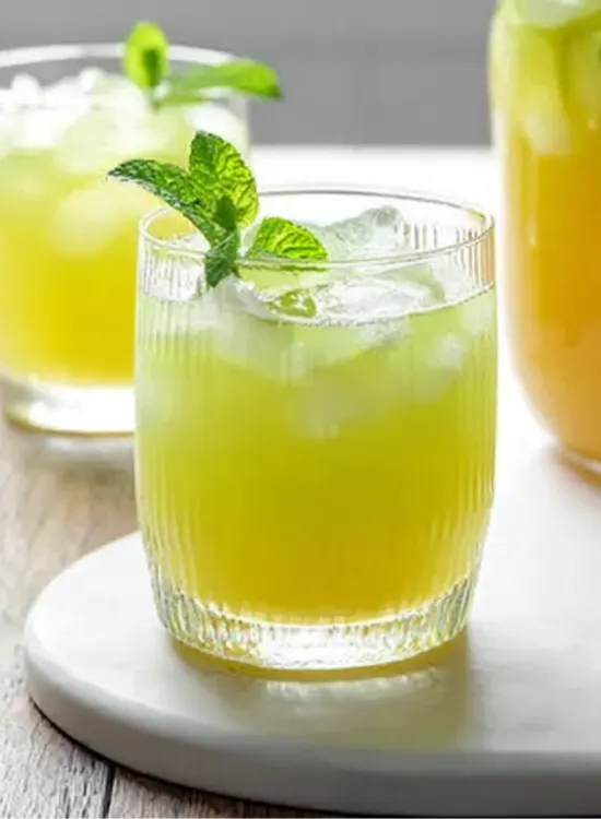 Iced Honeydew Mint Tea