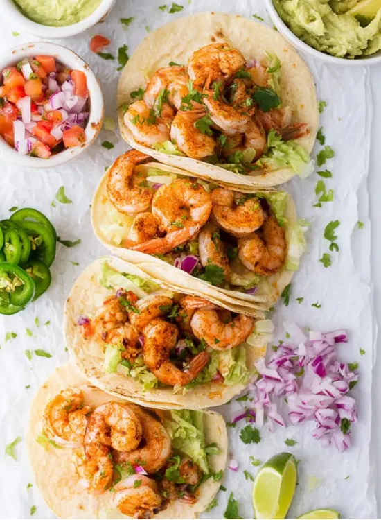 Spicy Shrimp Tacos