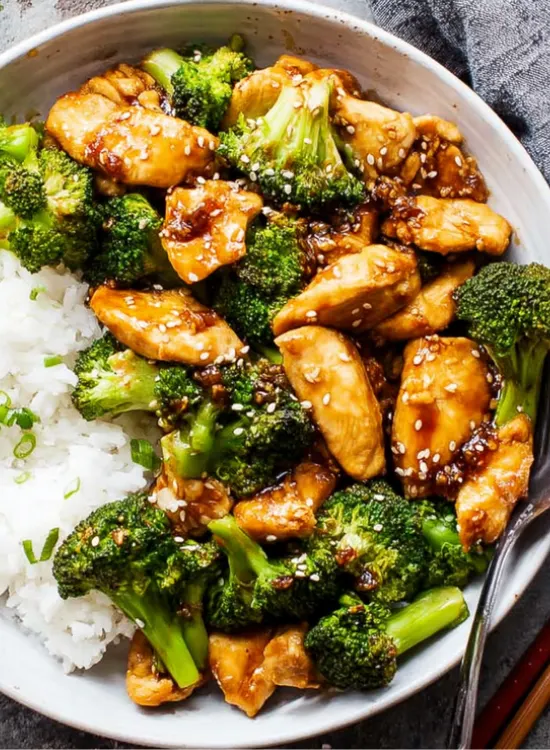 chicken and broccoli