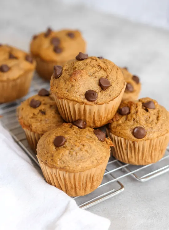 protein banana muffins