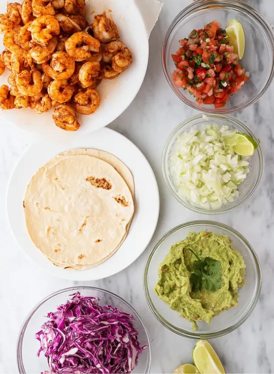 shrimp tacos