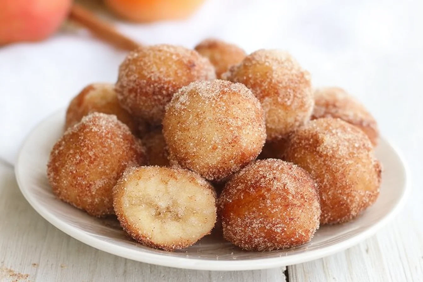 3 Ingredients Banana Donut Holes
