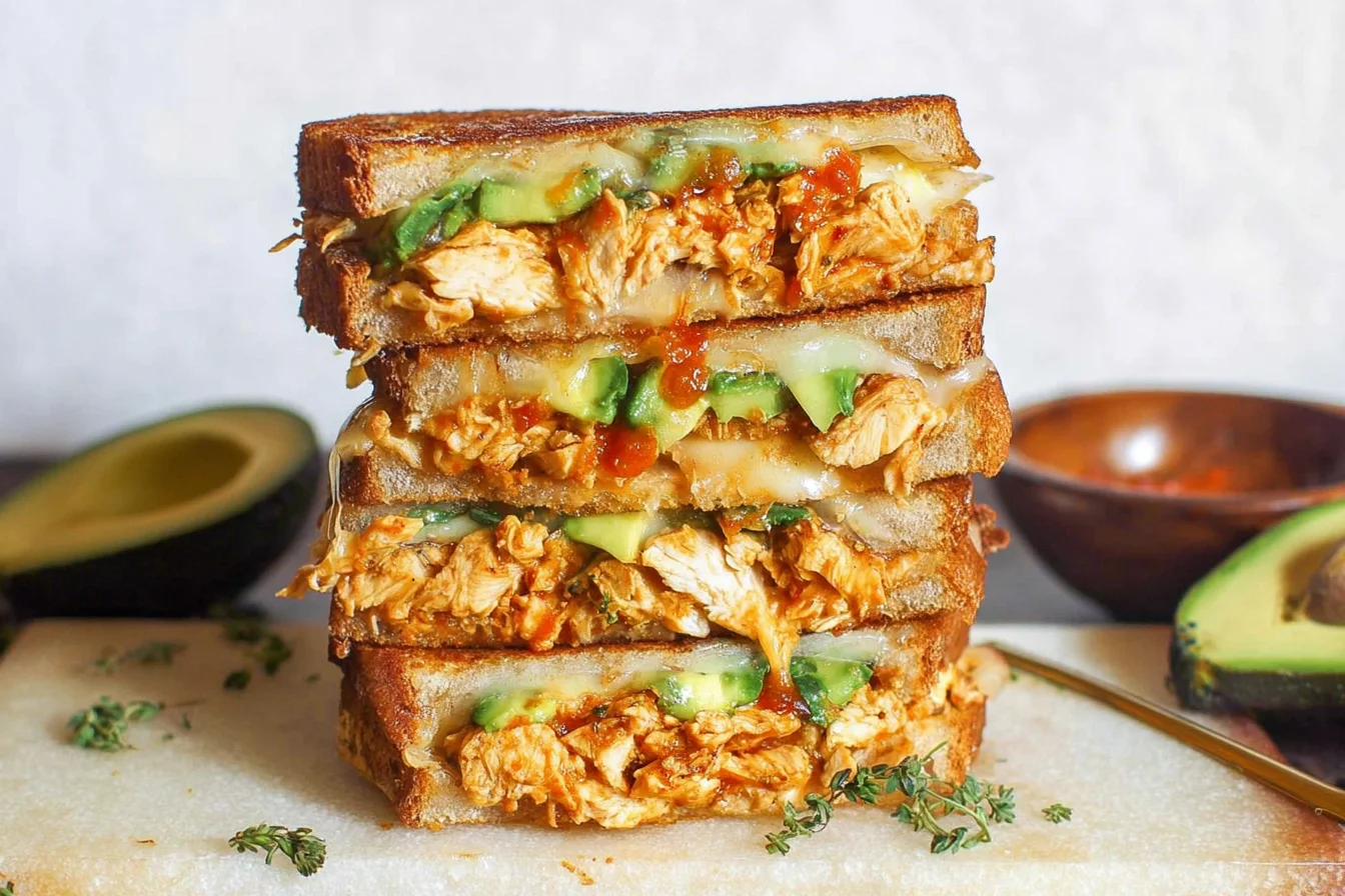 Chicken Avocado Melt Sandwich