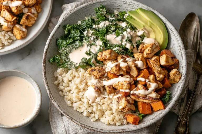 Chicken & Sweet Potato Rice Bowl