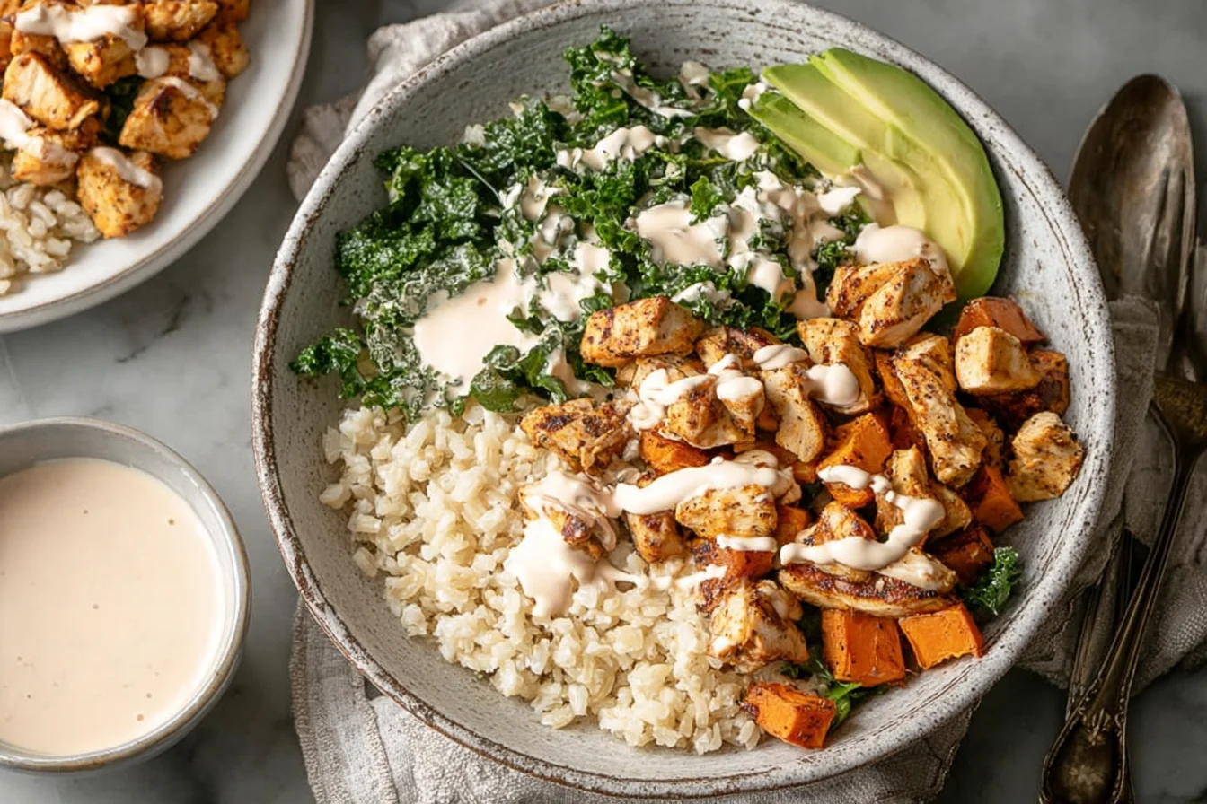 Chicken & Sweet Potato Rice Bowl