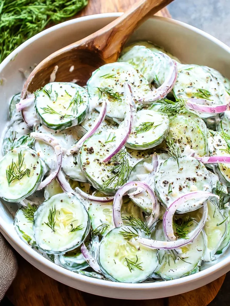 Creamy Cucumber Salad