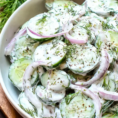 Creamy Cucumber Salad