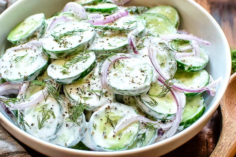 Creamy Cucumber Salad