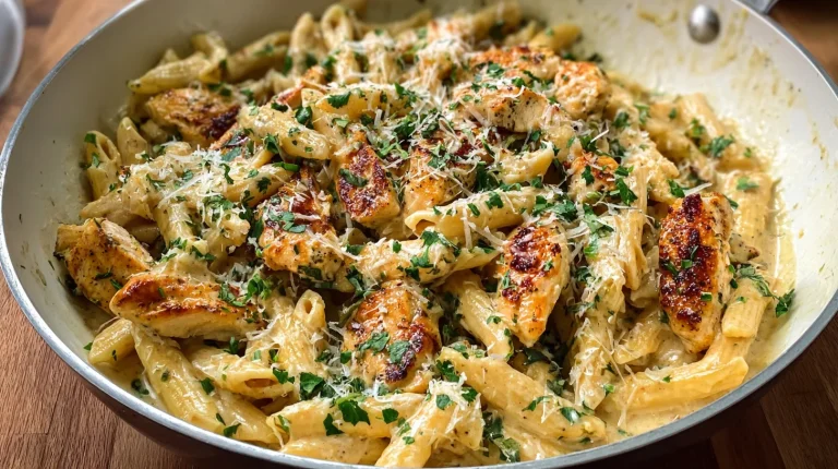 Creamy Garlic Parmesan Chicken Pasta