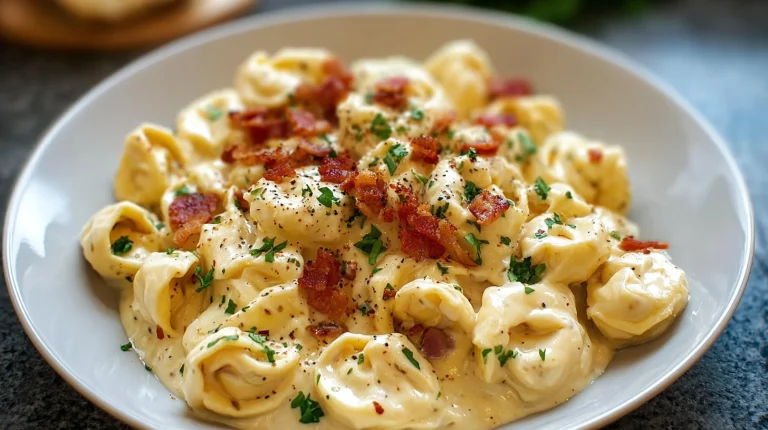 Creamy Tortellini Carbonara
