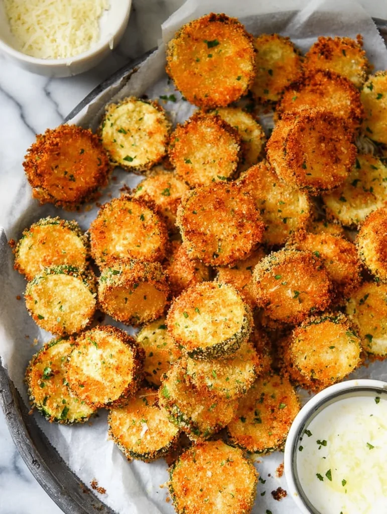 Crispy Baked Parmesan Zucchini
