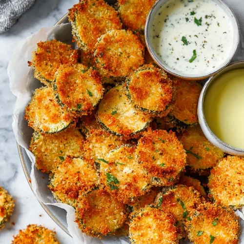 Crispy Baked Parmesan Zucchini