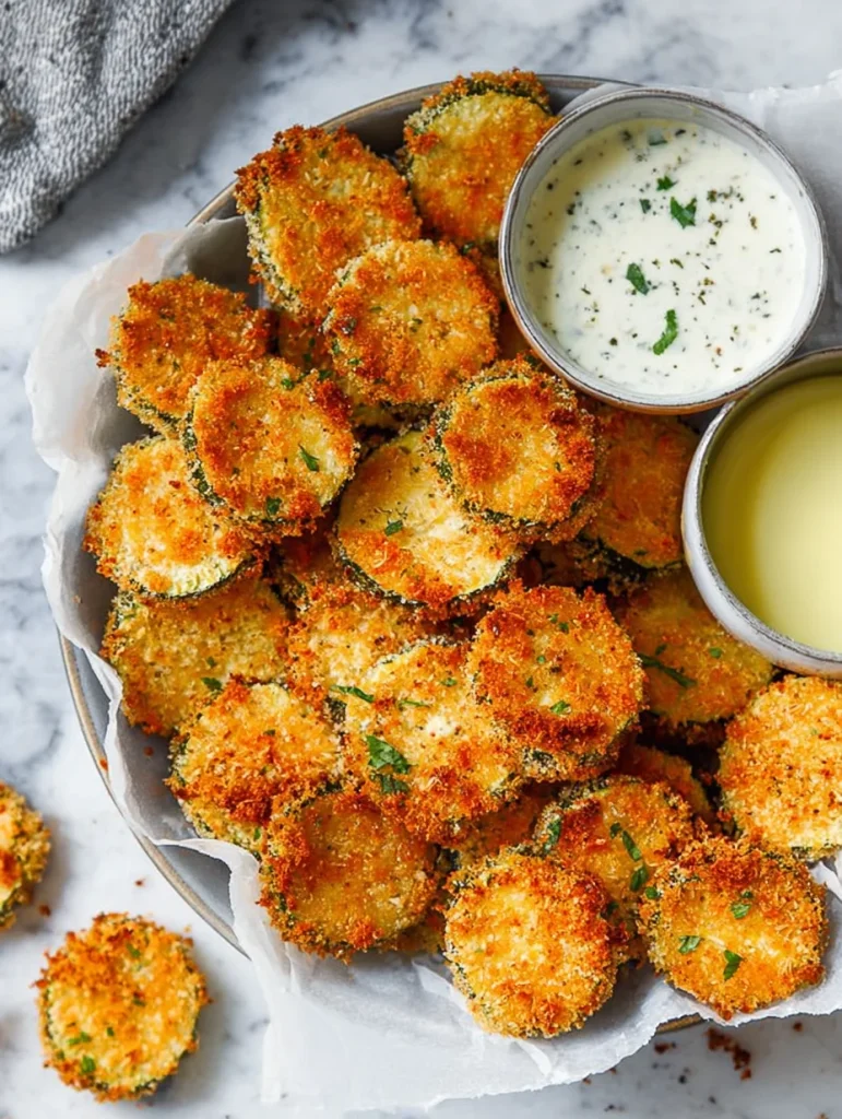 Crispy Baked Parmesan Zucchini
