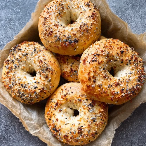 Fluffy & Healthy Greek Yogurt Bagels