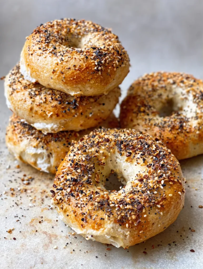 Fluffy & Healthy Greek Yogurt Bagels