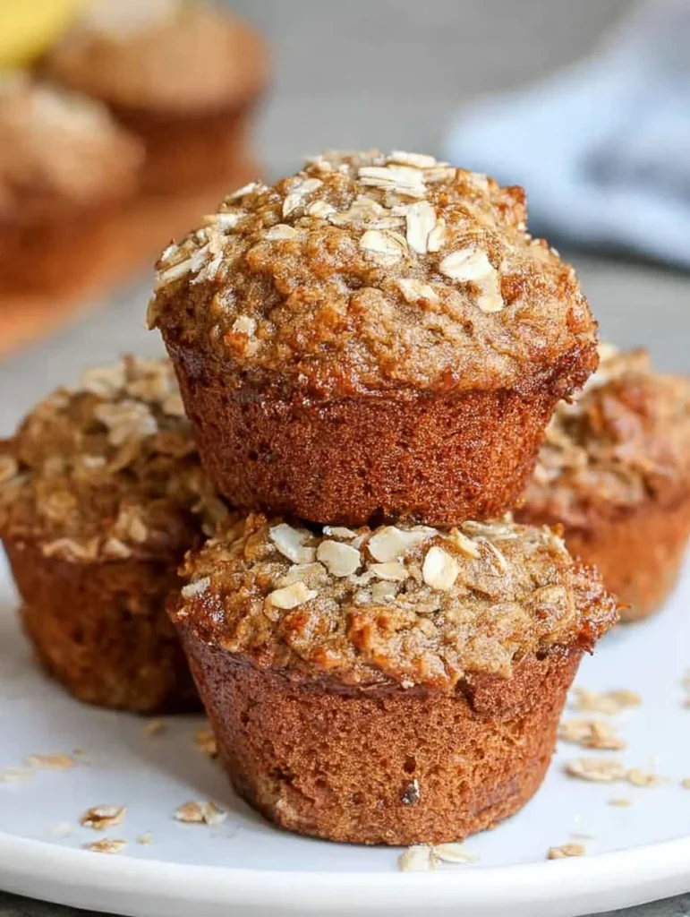 Banana Oatmeal Muffins