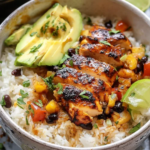 Honey Chipotle Chicken Rice