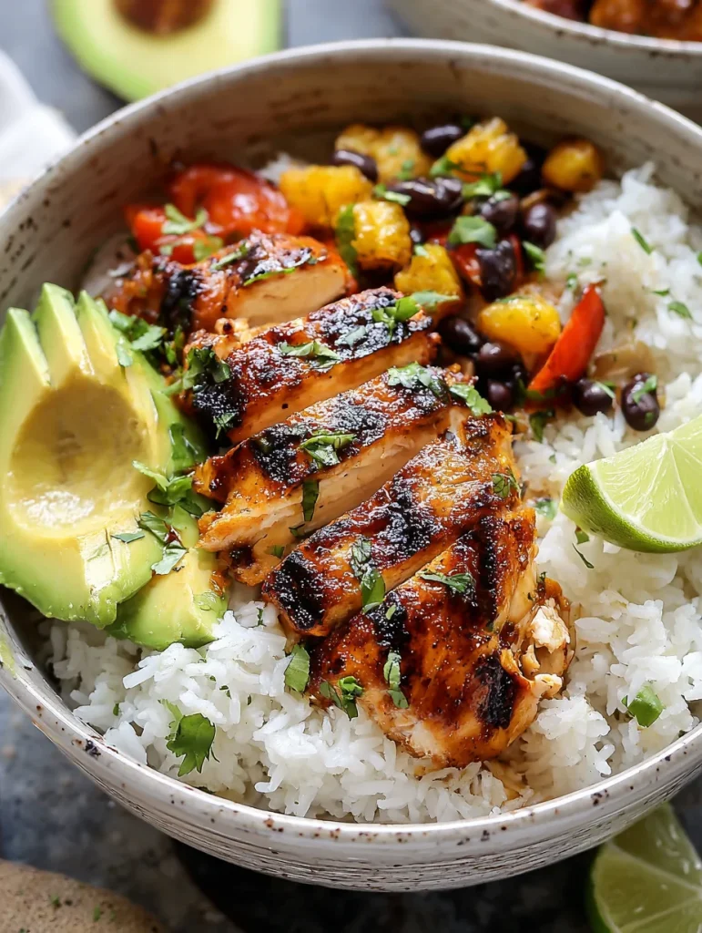Honey Chipotle Chicken Rice