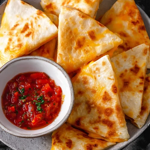 Mini Quesadilla Triangles