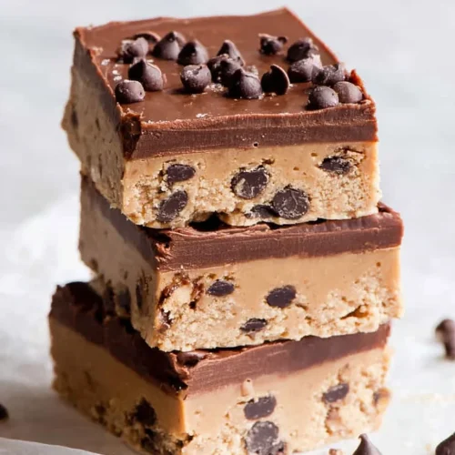 No Bake Cookie Dough Bars