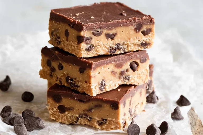 No Bake Cookie Dough Bars