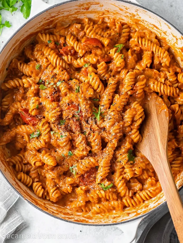 One Pan Creamy Tomato Pasta