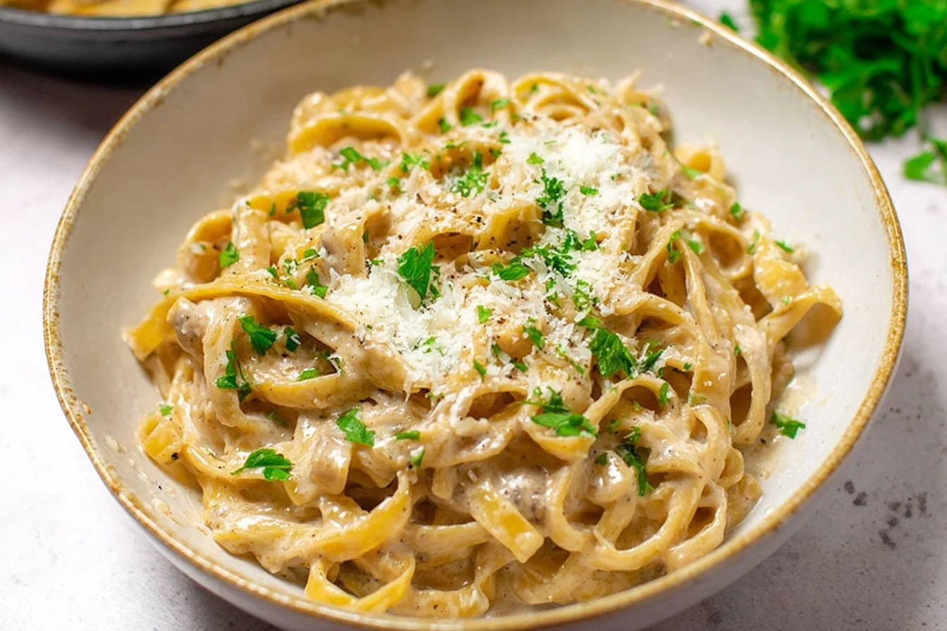 One Pot Creamy Garlic Pasta