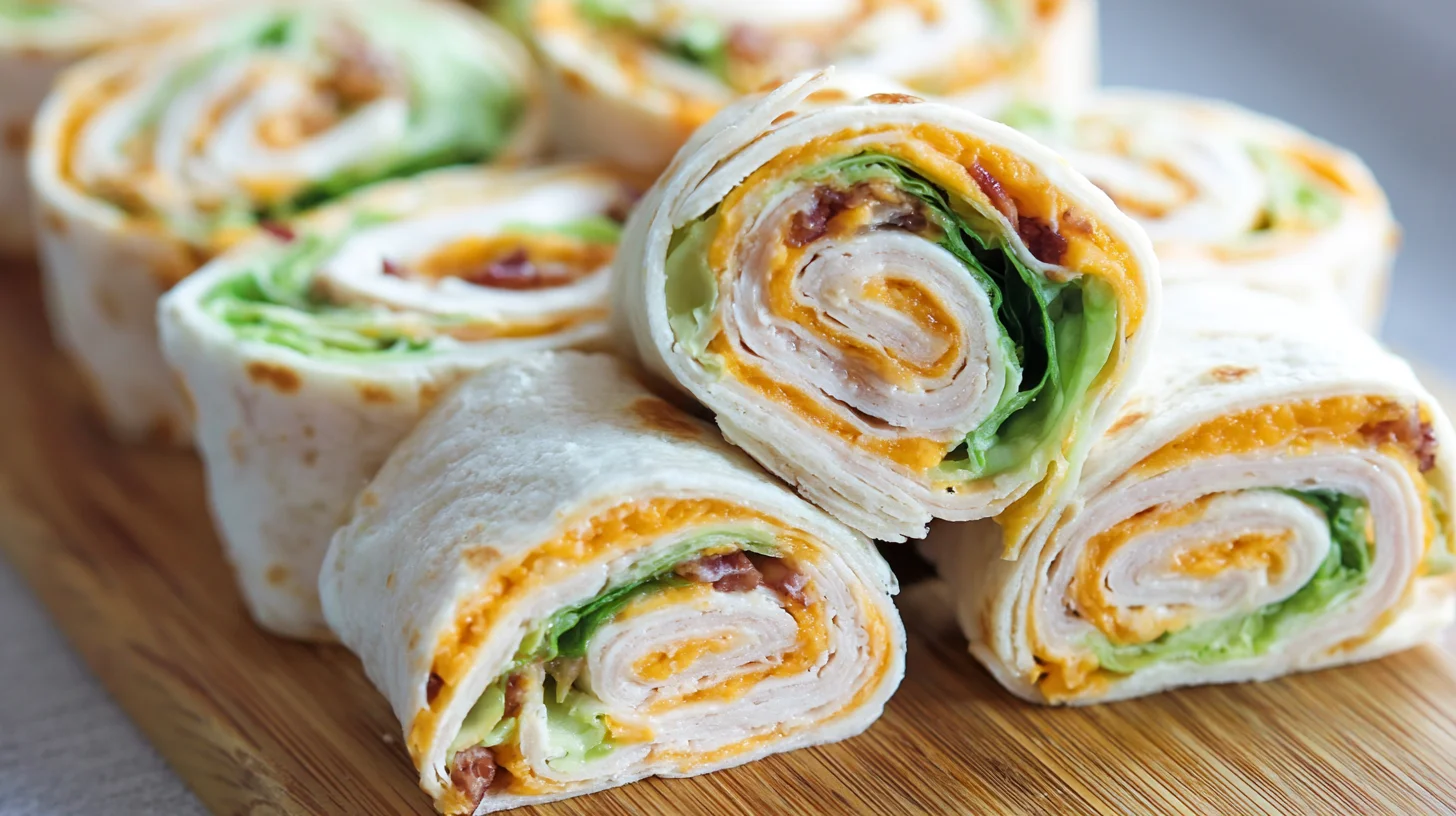 Turkey Cheddar Lunch Roll Ups