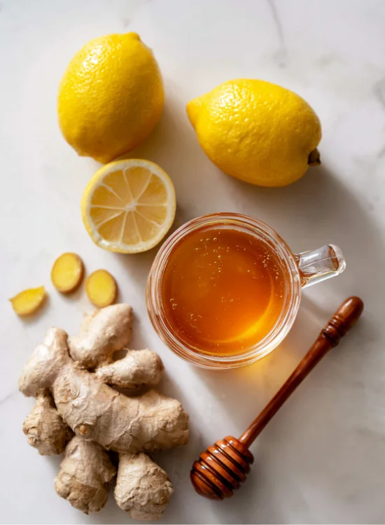 fermented lemon ginger drink