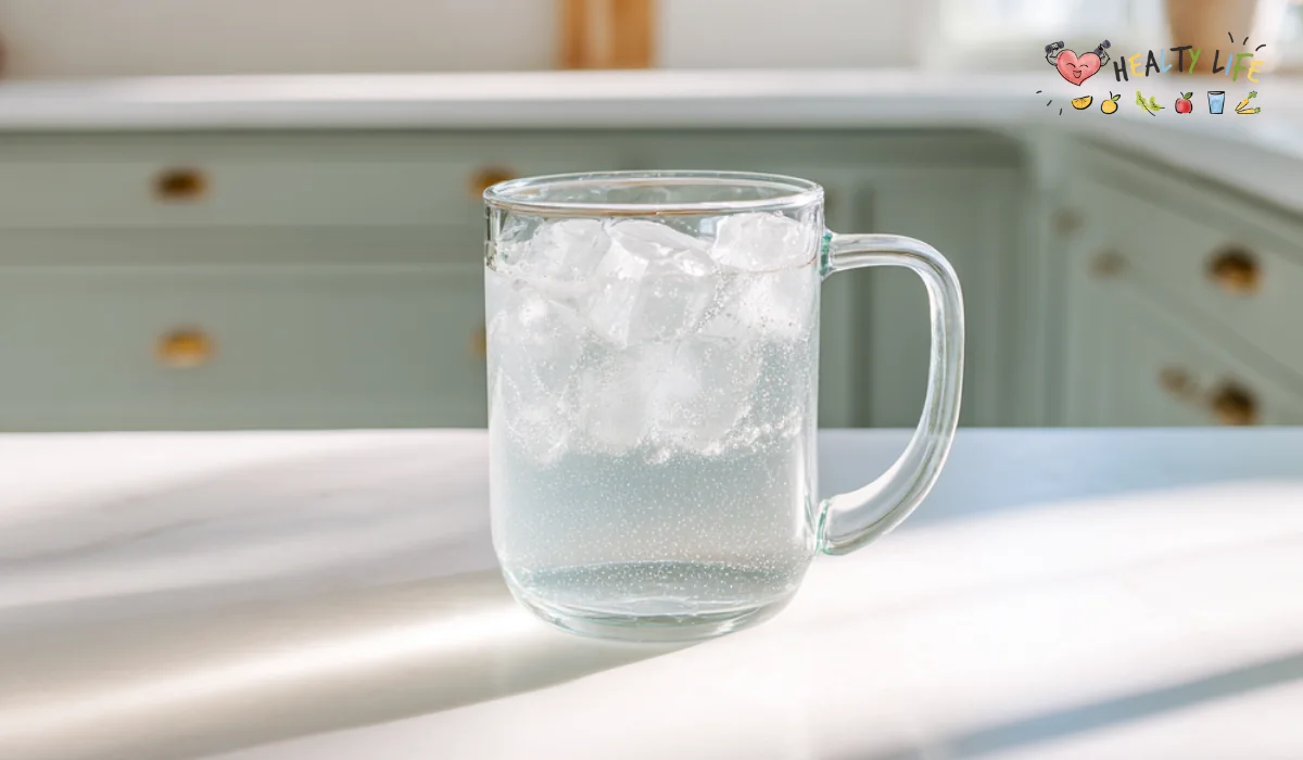 ice water hack with baking soda