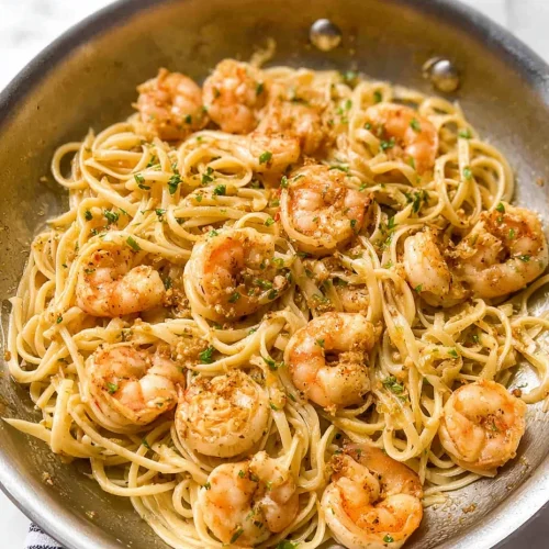 Garlic Shrimp Pasta