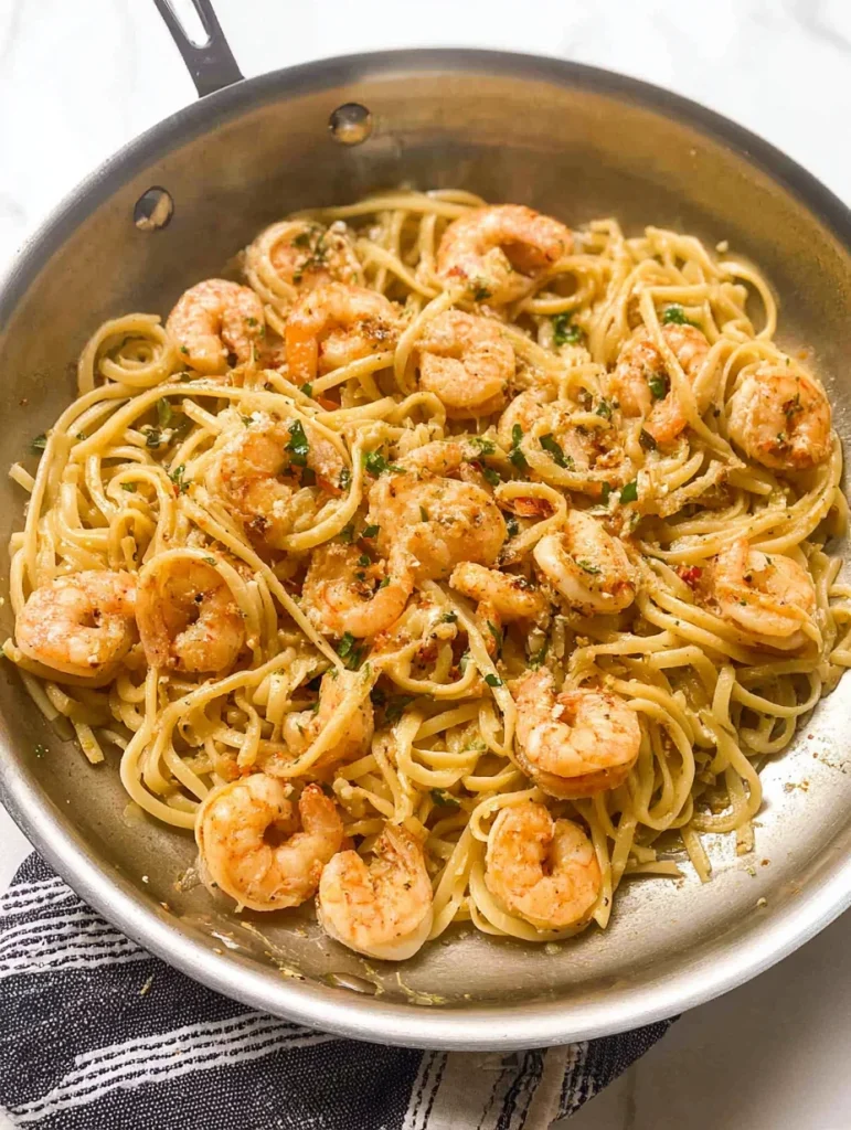 Garlic Shrimp Pasta