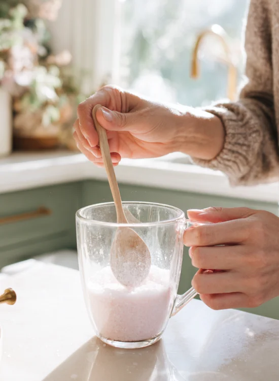 what is in the pink salt trick