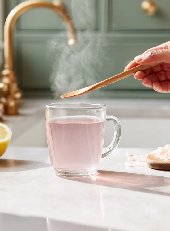 what is the pink salt trick recipe for weight loss