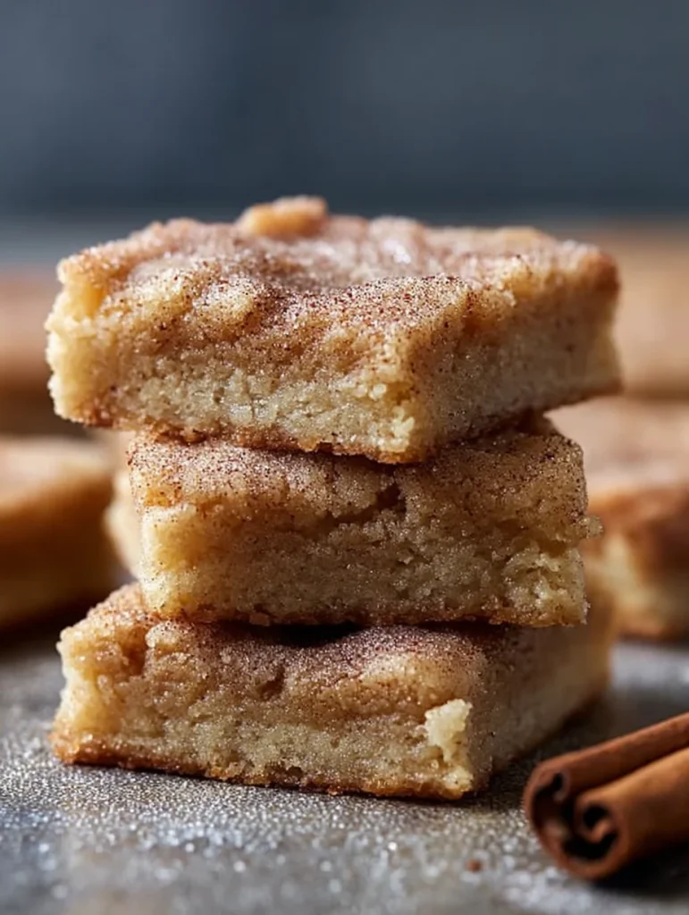 Cinnamon Sugar Blondies