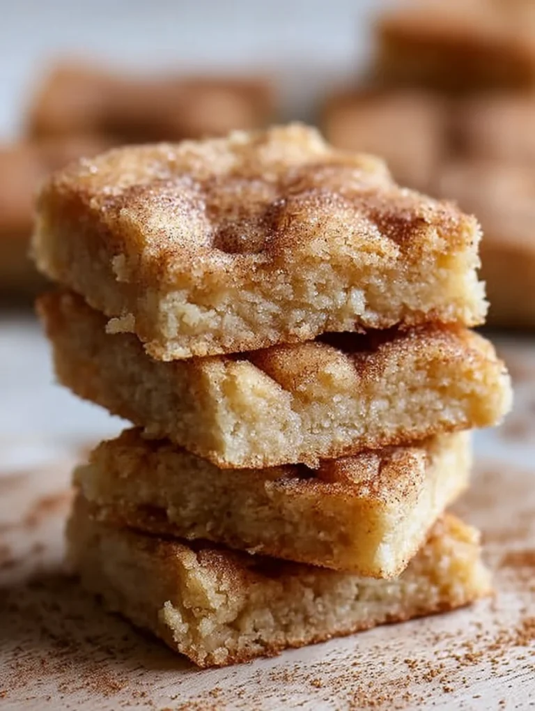 Cinnamon Sugar Blondies
