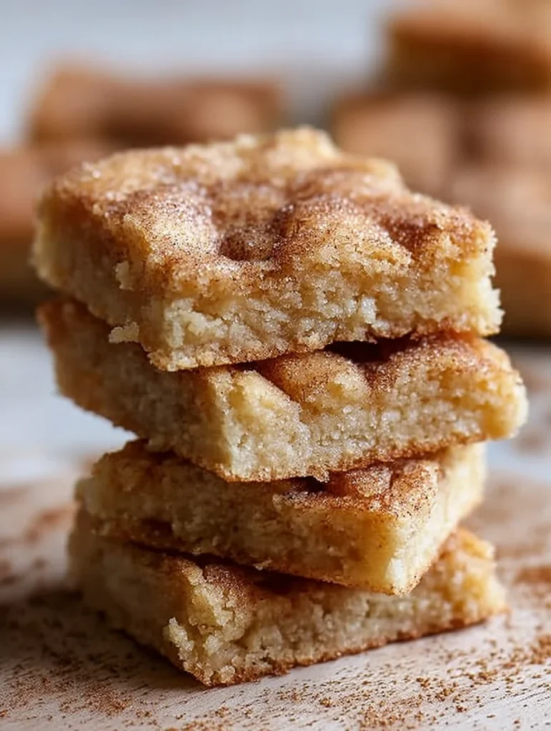 Cinnamon Sugar Blondies