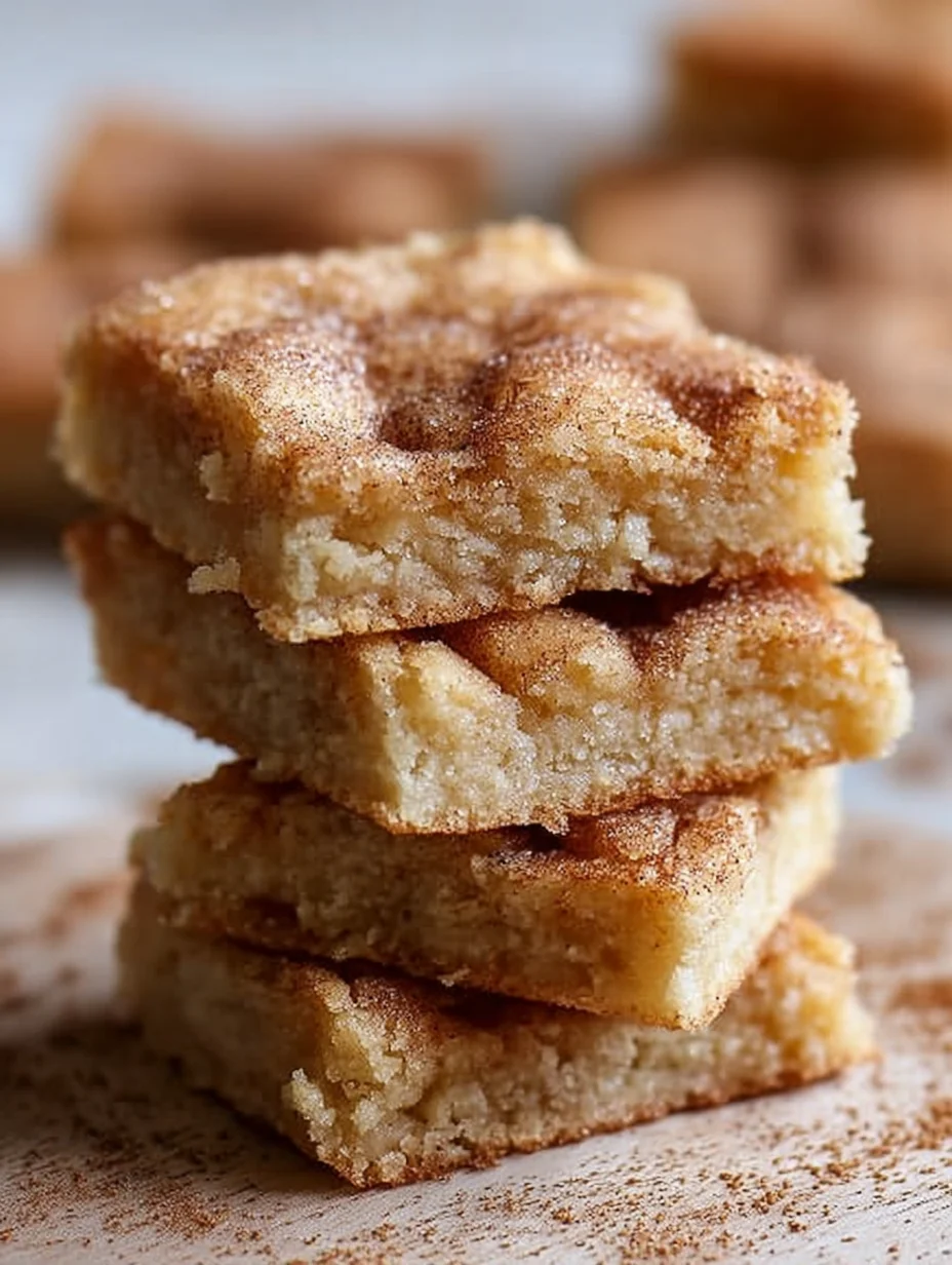 Cinnamon Sugar Blondies