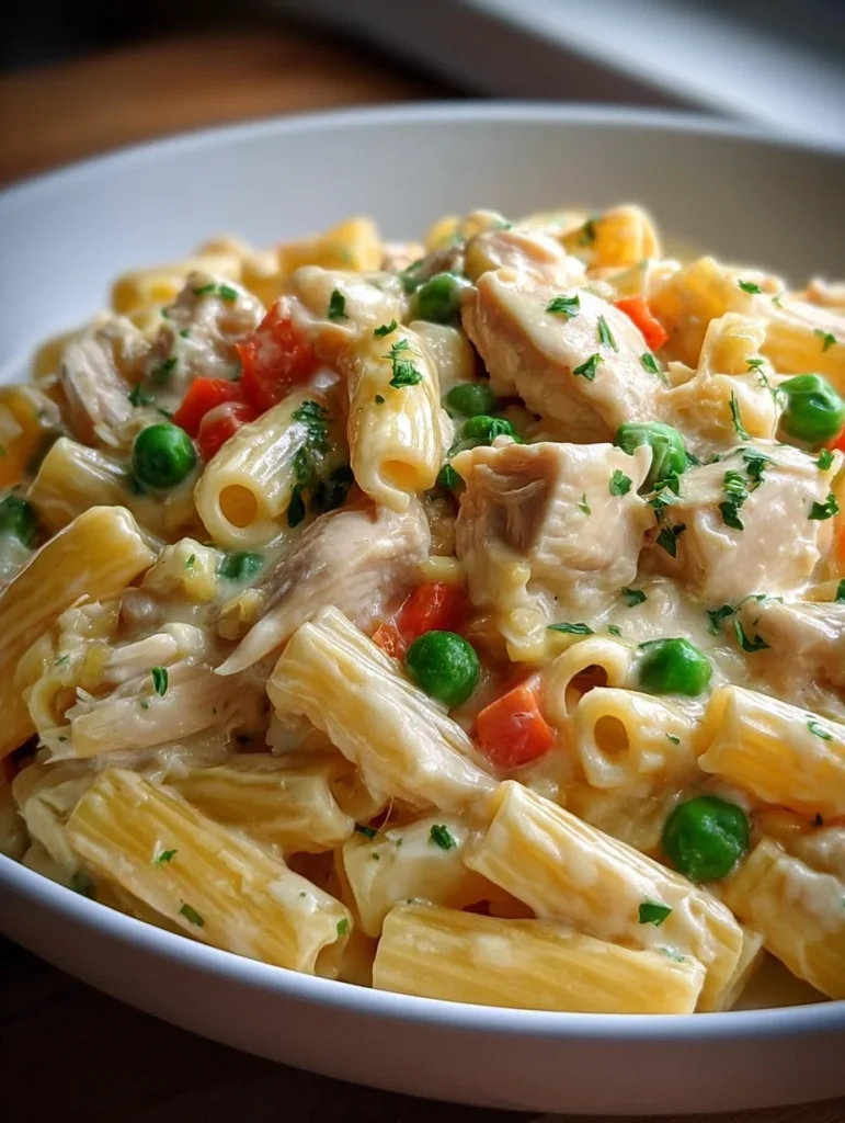 Classic Chicken Pot Pie Pasta