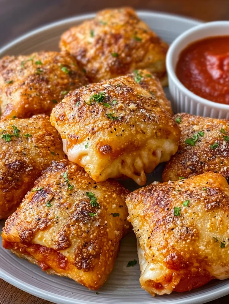 Crispy Air Fryer Pizza Rolls