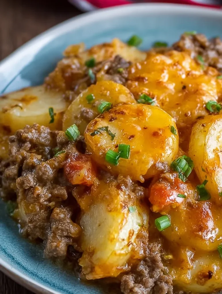 Crockpot Hamburger Potato Casserole