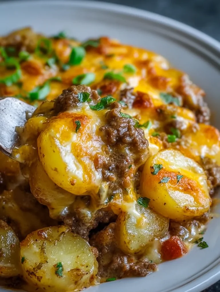 Crockpot Hamburger Potato Casserole