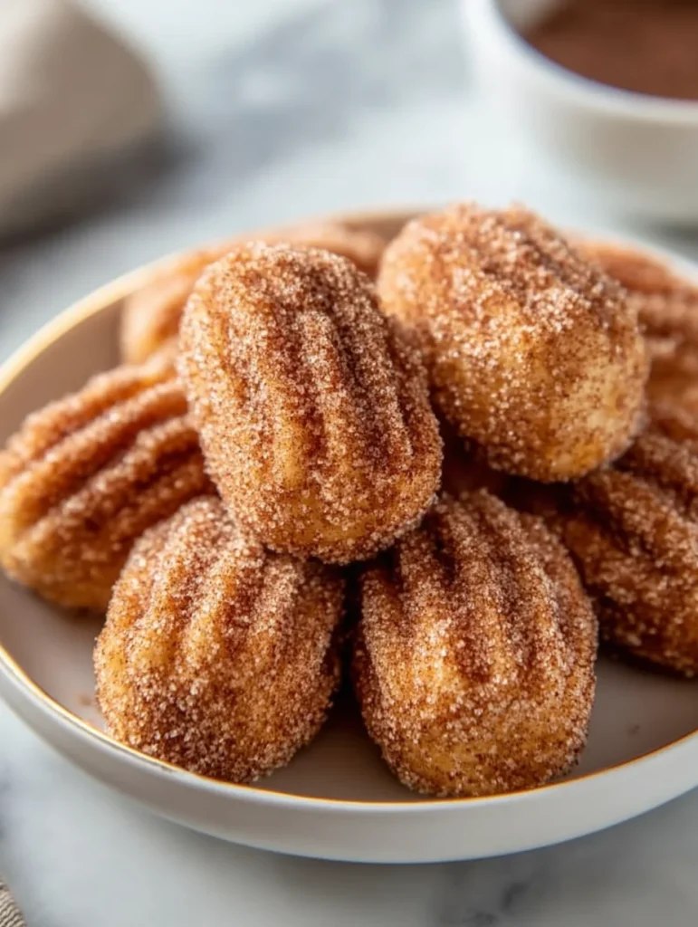 Healthy Baked Churro Bites