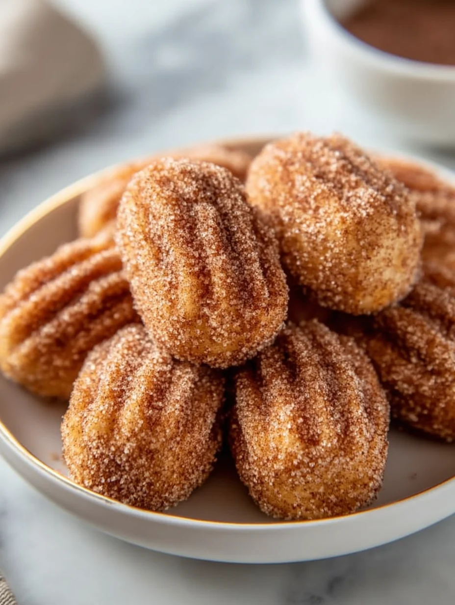Healthy Baked Churro Bites