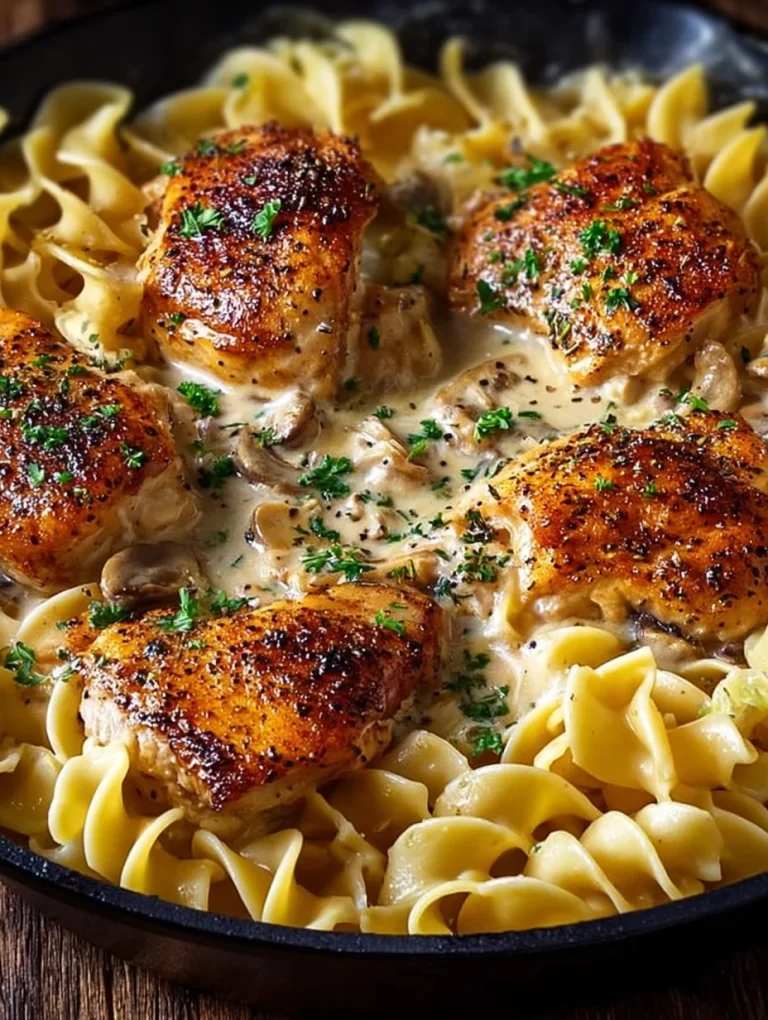 One-Pan Chicken with Buttered Noodles