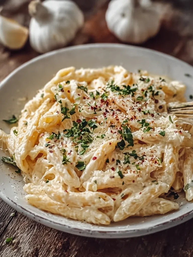 One Pot Creamy Garlic Pasta