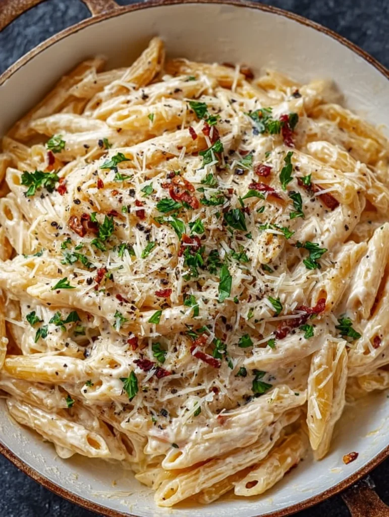 One Pot Creamy Garlic Pasta