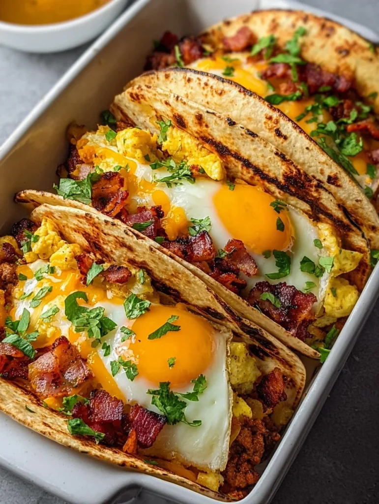 Tasty Baked Breakfast Tacos