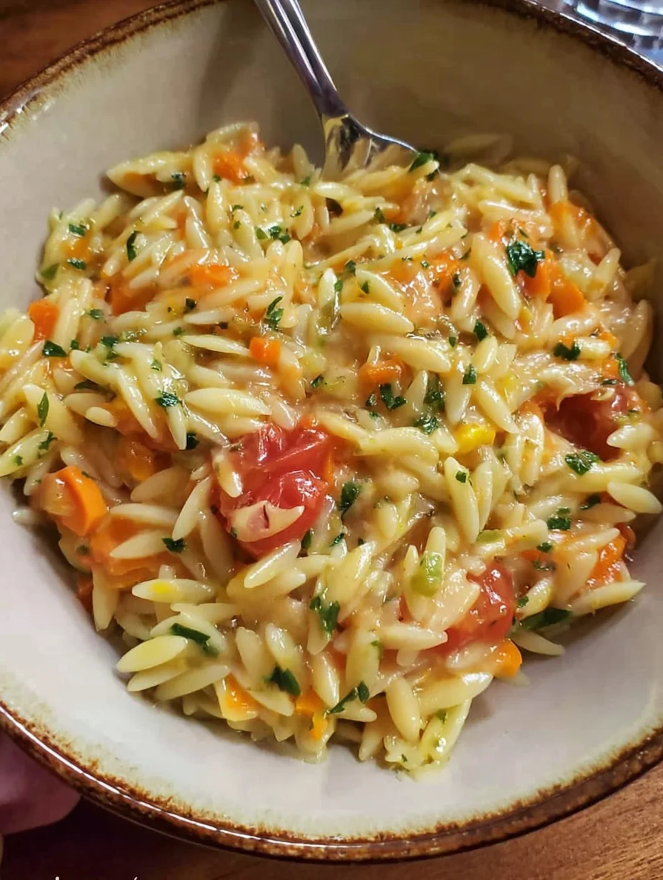 Veggie Orzo