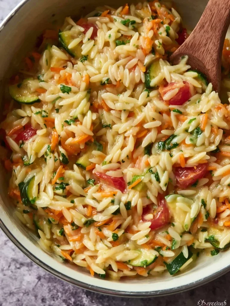 Veggie Orzo